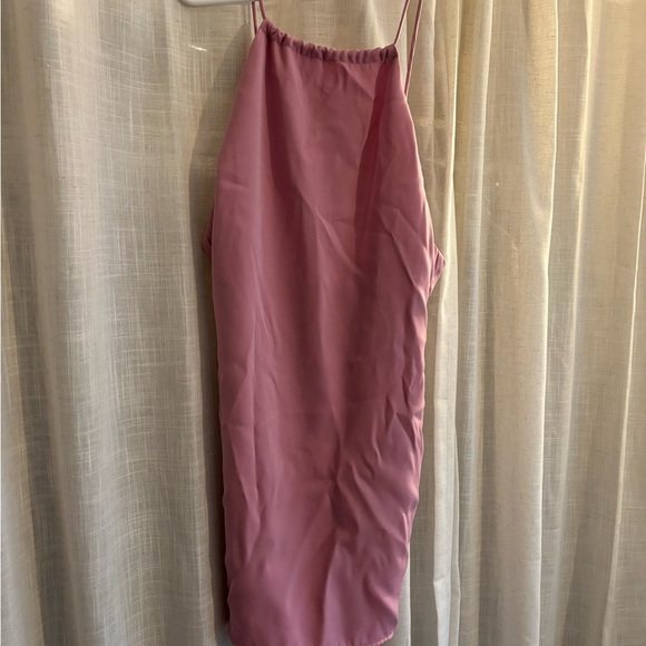 Superdown | Pink Backless Slip Dress - Picture 1 of 8